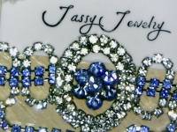 JASSY® Fashion Luxury Palm Bracelet with 3 Rings Trendy Zircon Platinum Plated Jewelry For Women