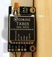 Eachine TX805 5.8G 40CH 25/200/600/800mW FPV Transmitter TX LED Display Support 