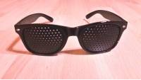 Anti Fatigue Eyesight Vision Improve Pin Holes Stenopeic Pinhole Glasses Eye Care Sun Glassess