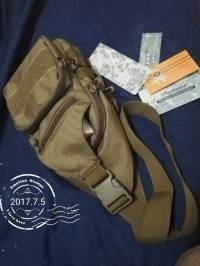 Men Nylon Outdoor Sport Hiking USB Charging Tactical Chest Bag Crossbody Bag