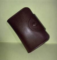 Men Women Genuine Leather Card Holder Colorful Casual Wallet