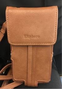 Ekphero 5.5'' Smartphone Men Women Sling Bag PU Leather Waist Bag For Iphone 