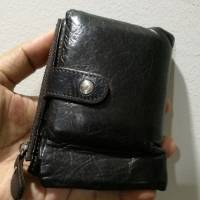 Men Genuine Leather Vintage Bifold Wallet Coin Purse Card Holder 