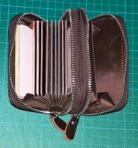 Ekphero Anti Theft Genuine Leather 10 Slots RFID Wallet Card Holder Credit Card Protector