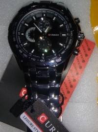 CURREN 8023 Fashion Men Style Watch Waterproof Decorative Three Dials Analog Quartz Watch