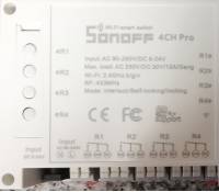 SONOFF® 4CH Pro 10A 2200W 2.4Ghz 433MHz RF Inching/Self-locking/Interlock Smart Home Module