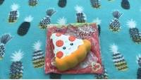 Kiibru Pizza Squishy 14.5*13.5*5cm Slow Rising Soft Toy With Original Packing 
