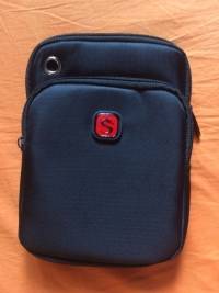 Men Oxford Crossbody Travel Bag Solid Phone Bag Sling Bag Waist Bag