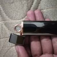 Mini Induction Ultra-thin Usb Charge Electric Lighter Touch Sensing Windproof Electric Heating Wire 