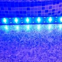 14W 53cm Blue & White LED Adjustable Aquarium Fish Tank Lamp Super Slim Clip On Light