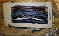 Vintage Adjustable Braided Leather Multilayer Wrap Weave Unisex Bracelets