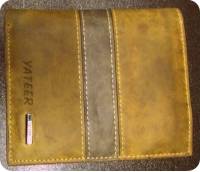 Men's PU Leather Short Plaid Soft Surface Matte Wallet