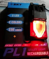 Skilhunt PL1 230LM 6Modes USB Rechargeable Hands Free Patrol Light Clip Pocket EDC Flashlight