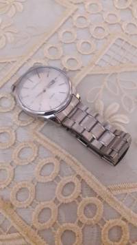 DEFFRUN DQ0006 Casual Style Men Wrist Watch Stainless Steel Strap Date Display Quartz Watch
