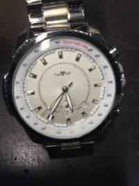 227 Business Style Men Wrist Watch Calendar Sub-dial Automatic Mechanical Watch