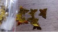 380Pcs Butterfly Shape Pentagram Plastic Resin Confetti Birthday Wedding Party Decoration