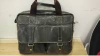 Men Coffee Leather Briefcase Casual Business Shoulder Bag Handbag Crossbody Bag