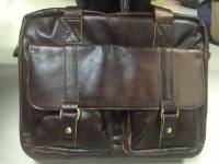 Men Coffee Leather Briefcase Casual Business Shoulder Bag Handbag Crossbody Bag