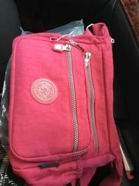 Women Multicolor Nylon Crossbody Bag Floral Shoulder Bag Outdoor Travel Bag