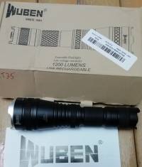 Wuben LT35 XP-L2 V5 1200LM 5Modes USB Rechargeable Tactical LED Flashlight +18650
