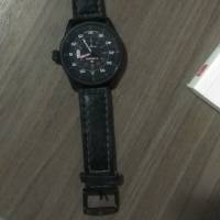 NAVIFORCE 9044 Military Style Date PU Leather Quartz Men Wrist Watch