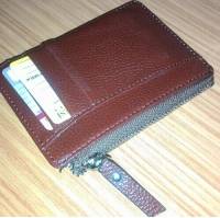 Slim Super Thin Business Card Holder Zipper Credit Card Case Coin Bags Portable Purse