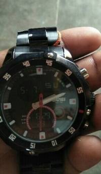SKMEI 1146 Digital Watch Dual Display Luxury Multifunction Fashion Men Quartz LED Watch