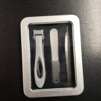 Y.F.M® ZJQ-1 Dual-bend Nail Clipper Finger Toenails Cutter File Pusher Manicure Pedicure Tools Kits