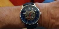 OCHSTIN 62001 Automatic Mechanical Watches Luminous Display Leather Strap Clock Men Wrist Watch