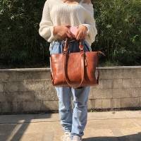 Women Vintage Crossbody Shoulder Bag Casual Soft Tote Bag