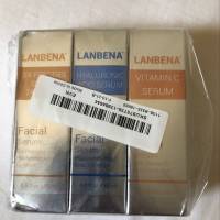 LANBENA 3pcs Hyaluronic Acid Serum Six Peptides Serum 24K Gold Anti-Aging Vitamin E