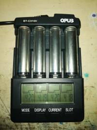 Opus BT-C3100 V2.2 4Slots LCD Display Smart Intelligent Universal Battery Charger