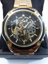 FORSINING F1030 Automatic Mechanical Watch Luxury Stainless Steel Strap Men Wrist Watch