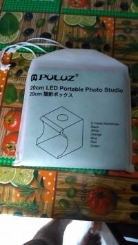 PULUZ PU5021 20cm Folding Portable 550LM Light Photo Light Studio Shooting Tent Box with 6 Backdrops