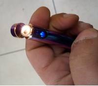 KC-ZC113 Touch Sensor Mini Electronic Lighter USB Rechargeable Windproof Flameless Lighter