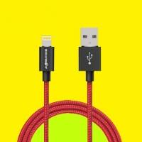BlitzWolf® BW-MF6 2.4A Lightning to USB Braided Data Cable 6ft/1.8m for iPhone 8 Plus X 7 Plus