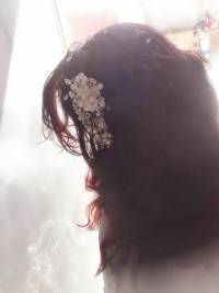 Bride Pearl Crystal Bead Hair Bomb Bridal Weddig Headpiece Hair Accessories
