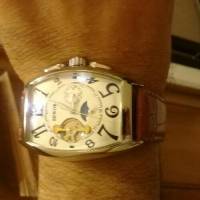 SEWOR Rectangle Luxury Leather Mechanical Analog Men Wrist Watch