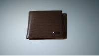 Mens Leather Short Wallet Pockets Light Brown