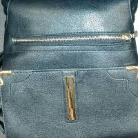 Women PU Leather Messenger Bags Vintage Shoulder Bags Front Zipper Pocket Crossbody Bags