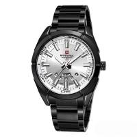 NAVIFORCE 9038 Waterproof Calendar Men Wrist Watch Luminous Display Full Steel Clock Quartz Watches