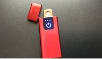 KCASA KC-MT10 Ultra-thin Lighter Fingerprint Sensing Touch Sensor USB Rechargeable Flameless Lighter