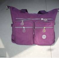 Women Multi Front Pockets Tote Handbags Casual Shoulder Bags Light Waterproof Crossbody Bags