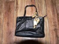 Women Classical Cowhide Scarves Decoration Handbag Casual Genuine Leather Hang Bag
