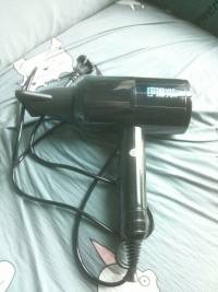 2200W Black Hot Hair Dryer Diffuser & Concentrator Nozzle Blower Pro Salon
