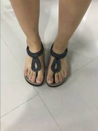 SOCOFY US Size 5-13 Summer Women Soft Outdoor Flat Sandals