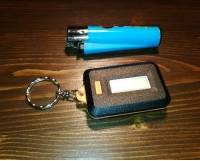 Mini Portable COB LED Work Light Inspection Battery Powered Key Chain Tent Pocket Lamp