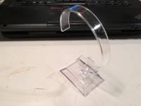 Clear Plastic Jewellery Bracelet Watch Display Show Stand Holder