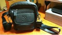 Bullcaptain® Men Business Genuine Leather Shoulder Bag Crossbody Bag