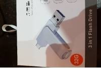 iDragon 32GB 64GB 128GB Type-c USB 3.0 OTG Micro USB U Disk Flash Drive for Xiaomi Smartphone PC